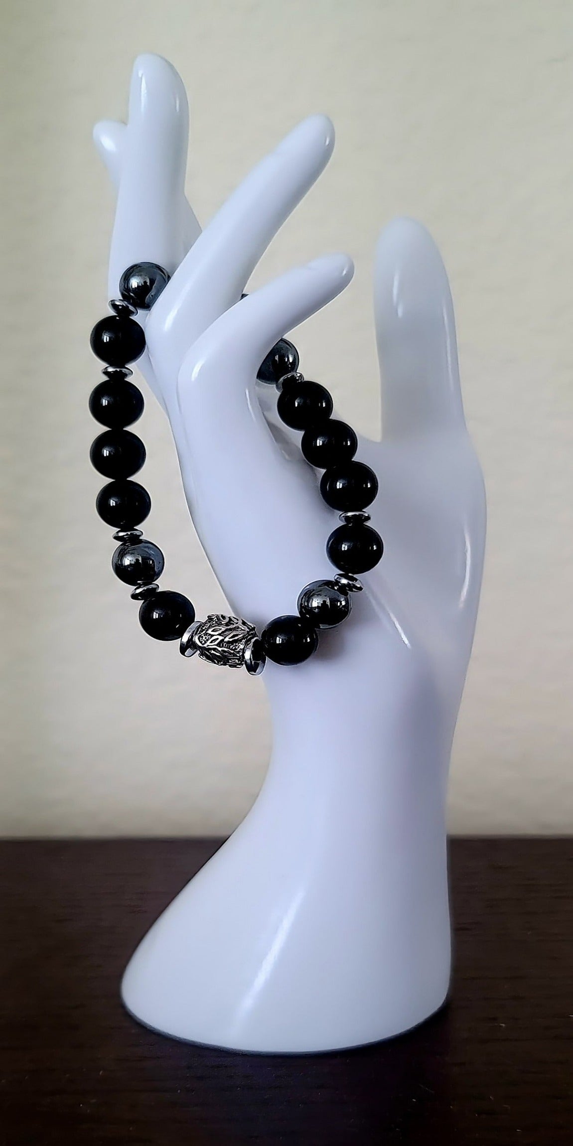 Black Tourmaline & Hematite Bracelet