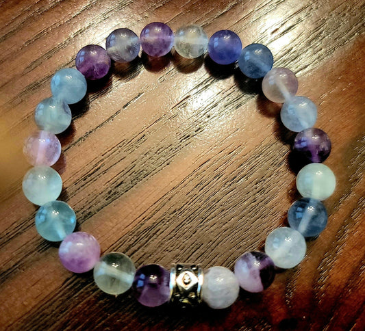 Rainbow Fluorite2 Bracelet